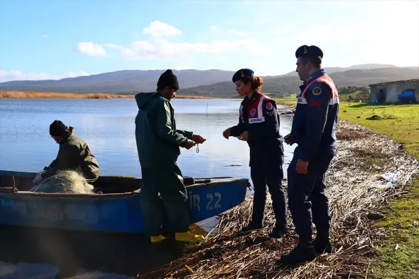 Edirne Jandarma Komutanlığı, Balıkçılık Faaliyetlerine Sıkı Denetim Uyguluyor