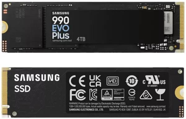 Samsung, 990 Evo Plus NVMe SSD'lerini Gelişmiş Hız ve Isıl Performansla Tanıttı